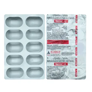 l carnitine l tartrate mecobalamin and folic acid tablets L-Carnitine L-Tartrate 500 mg + 1500 mcg + Tablet Co-enzyme Q 10, L -