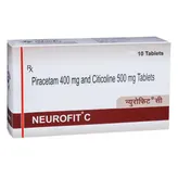 Neurofit C 500 mg/400 mg Tablet 10's, Pack of 10 TabletS