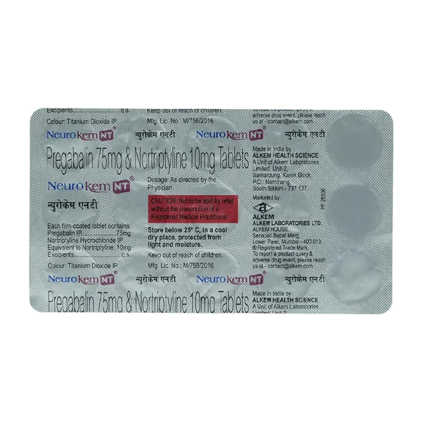 Neurokem-NT Tablet 15's, Pack of 15