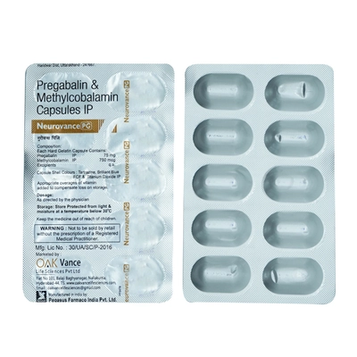 Neurovance PG Capsule 10's, Pack of 10 CAPSULES