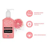 Neutrogena Oil Free Pink Grapefruit Facial Cleanser, 175 ml, Pack of 1