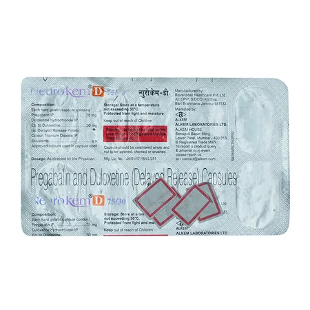 Neurokem D 75/30 Capsule 10's