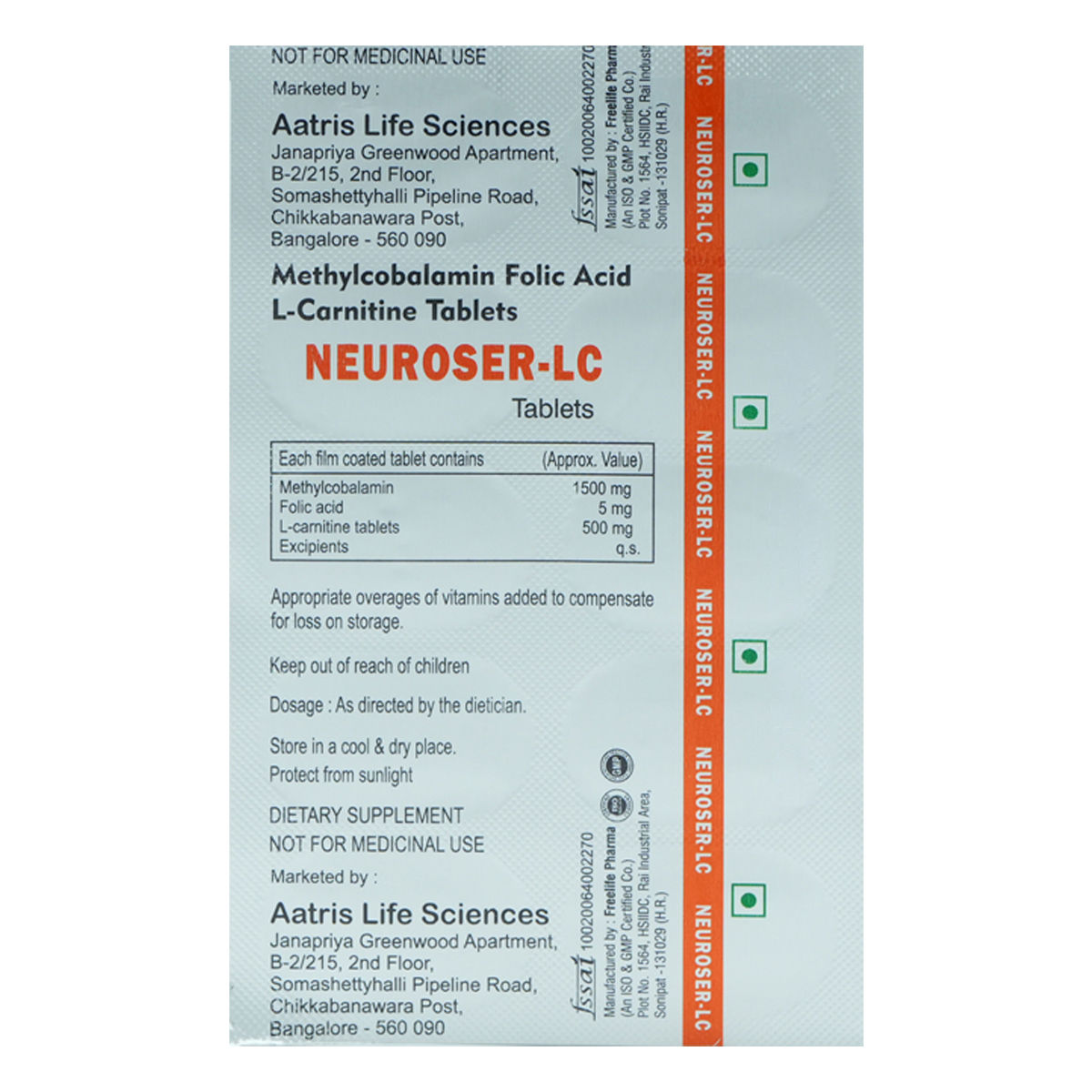 Buy Neuroser-LC Tablet 10's Online