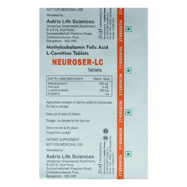 Neuroser-LC Tablet 10's, Pack of 10 TabletS