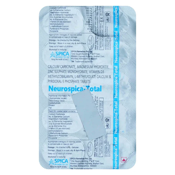 Neurospica-Total Tablet 10's