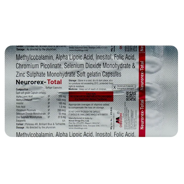 Neurorex-Total Softgel Capsule 10's