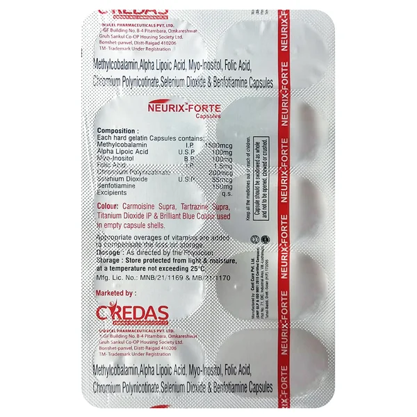 Neurix-Forte Capsule 10's