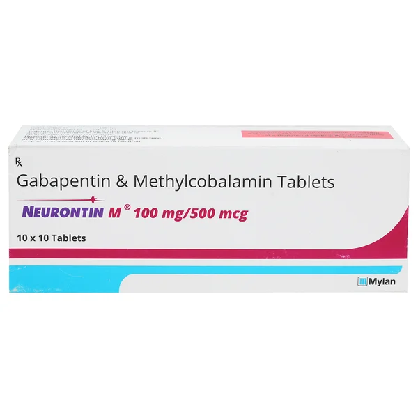 Neurontin M 100 mg/500 mcg Tablet 10's