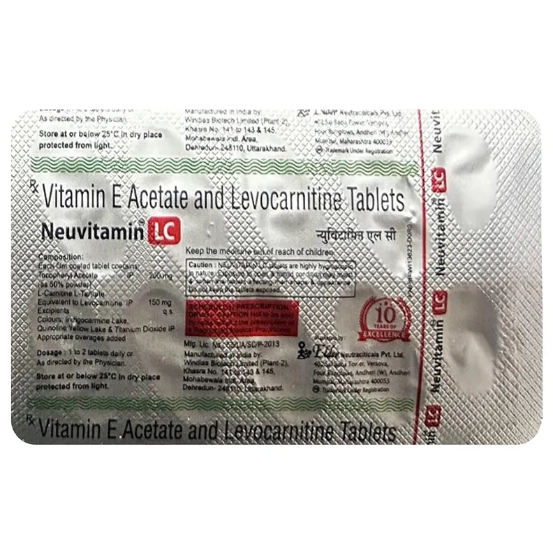 Buy Neuvitamin LC Tablet 10's online | Uses, Side Effects, Price and ...