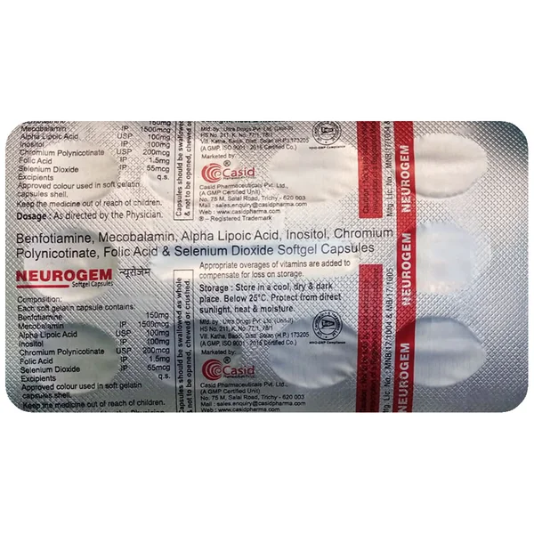 Neurogem Softgel Capsule 10's
