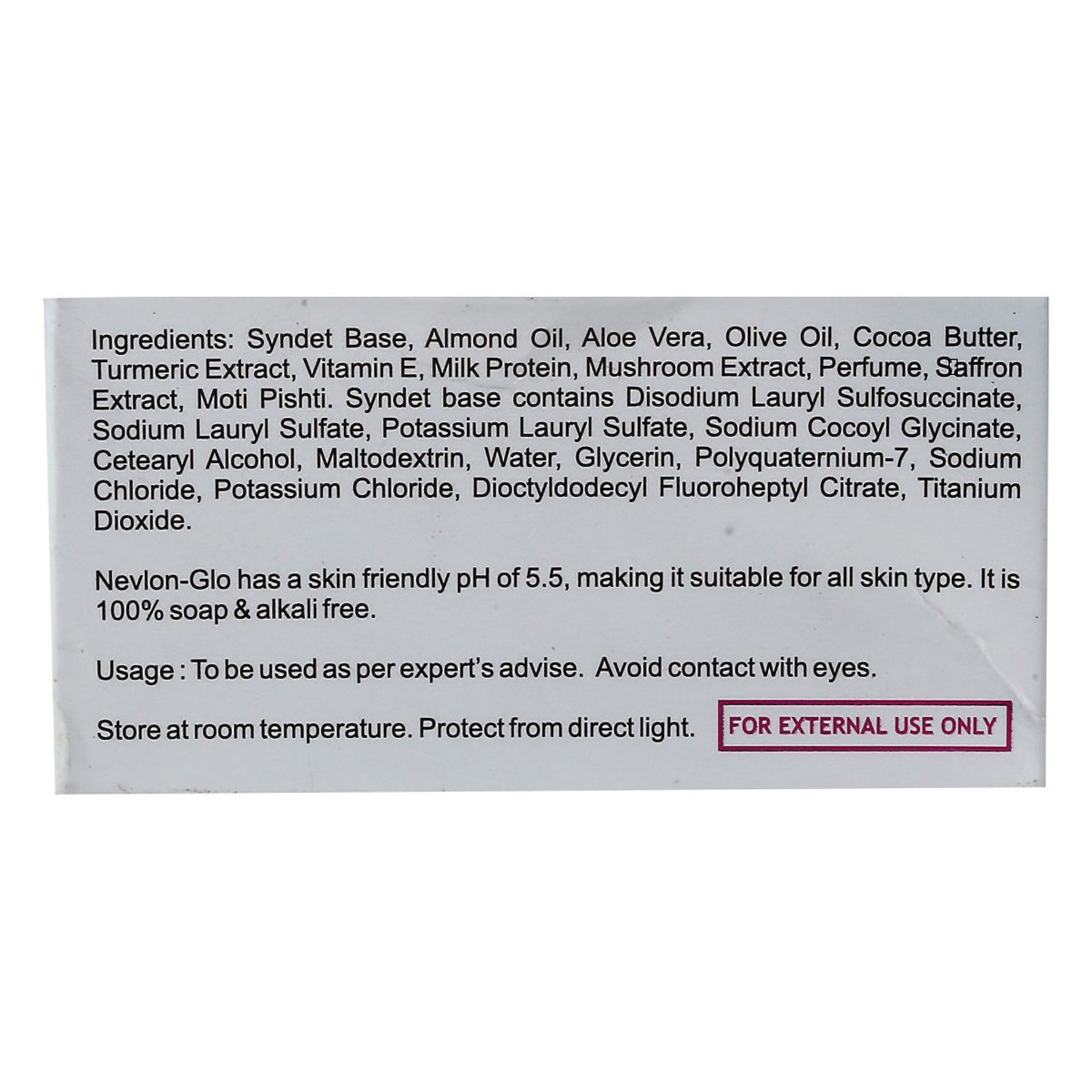 Nevlon-Glo Syndet Soap 75gm, Pack of 1 Nevlon-Glo Syndet Soap 75gm, Pack of 1