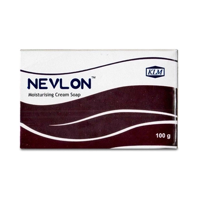 Nevlon Moisturising Cream Soap 100 gm | Cleanses &amp; Moisturises Skin | Prevent Skin Dryness | For All Skin Type, Pack of 1