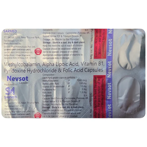 Nevsot Capsule 10's