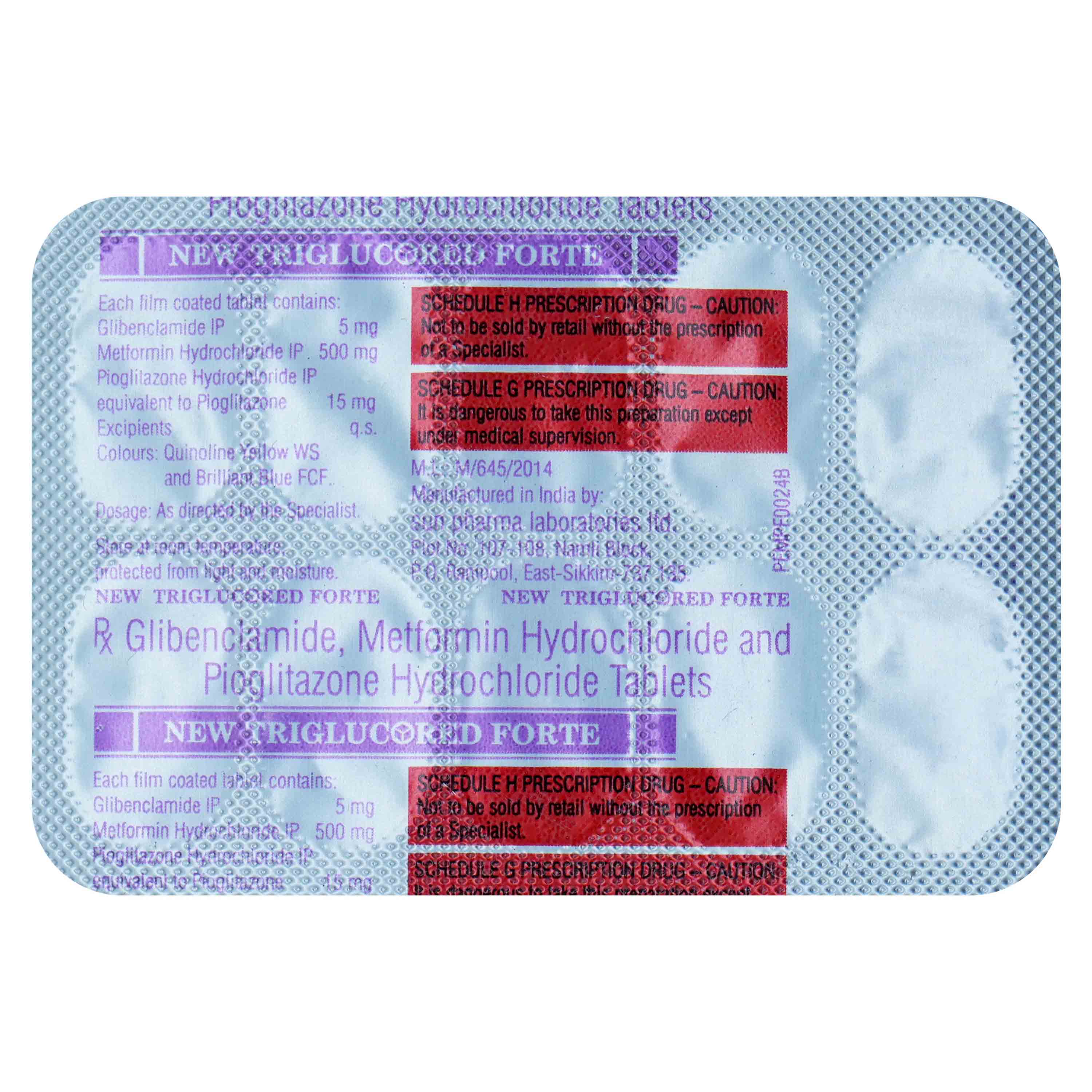 New Triglucored Forte Tablet | Uses, Side Effects, Price | Apollo Pharmacy