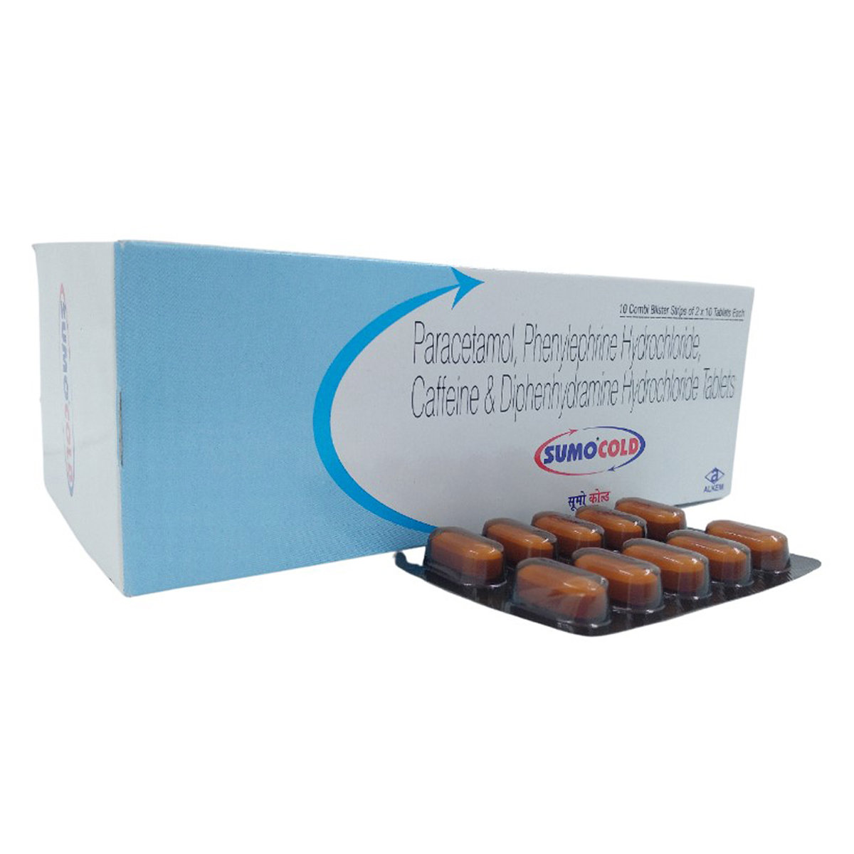 New Sumo Cold Tablet 10's, Pack of 10 TabletS New Sumo Cold Tablet 10's, Pack of 10 TabletS