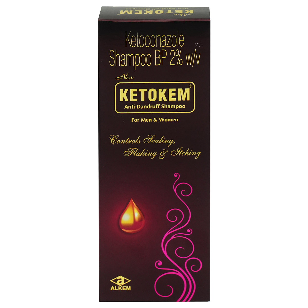 New Ketokem Anti-Dandruff Shampoo 110 ml, Pack of 1 SHAMPOO New Ketokem Anti-Dandruff Shampoo 110 ml, Pack of 1 SHAMPOO