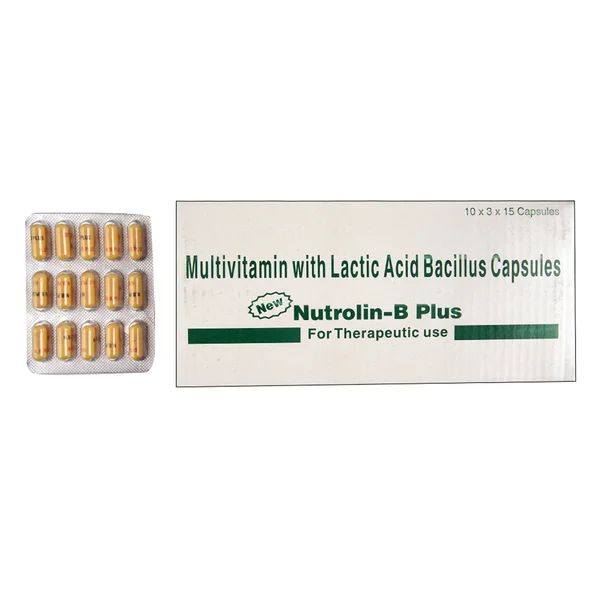 New Nutrolin-B Plus Capsule 15's, Pack of 15