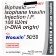 New Wosulin 50/50 100Iu Injection 3 ml 