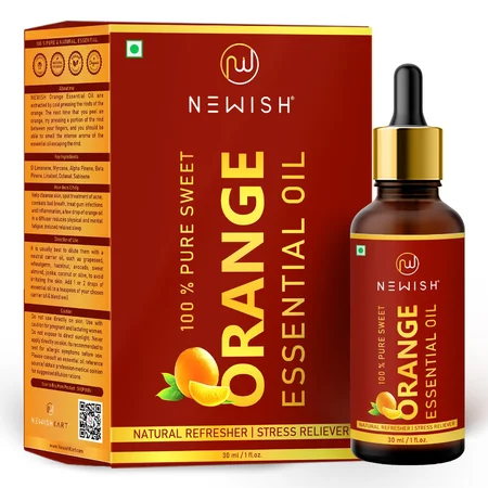Newish Sweet Orange 100% Pure Essential Oil, 30 ml