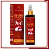Newish 9 in 1 Onion Black Seed Hair Oil, 200 ml, Pack of 1