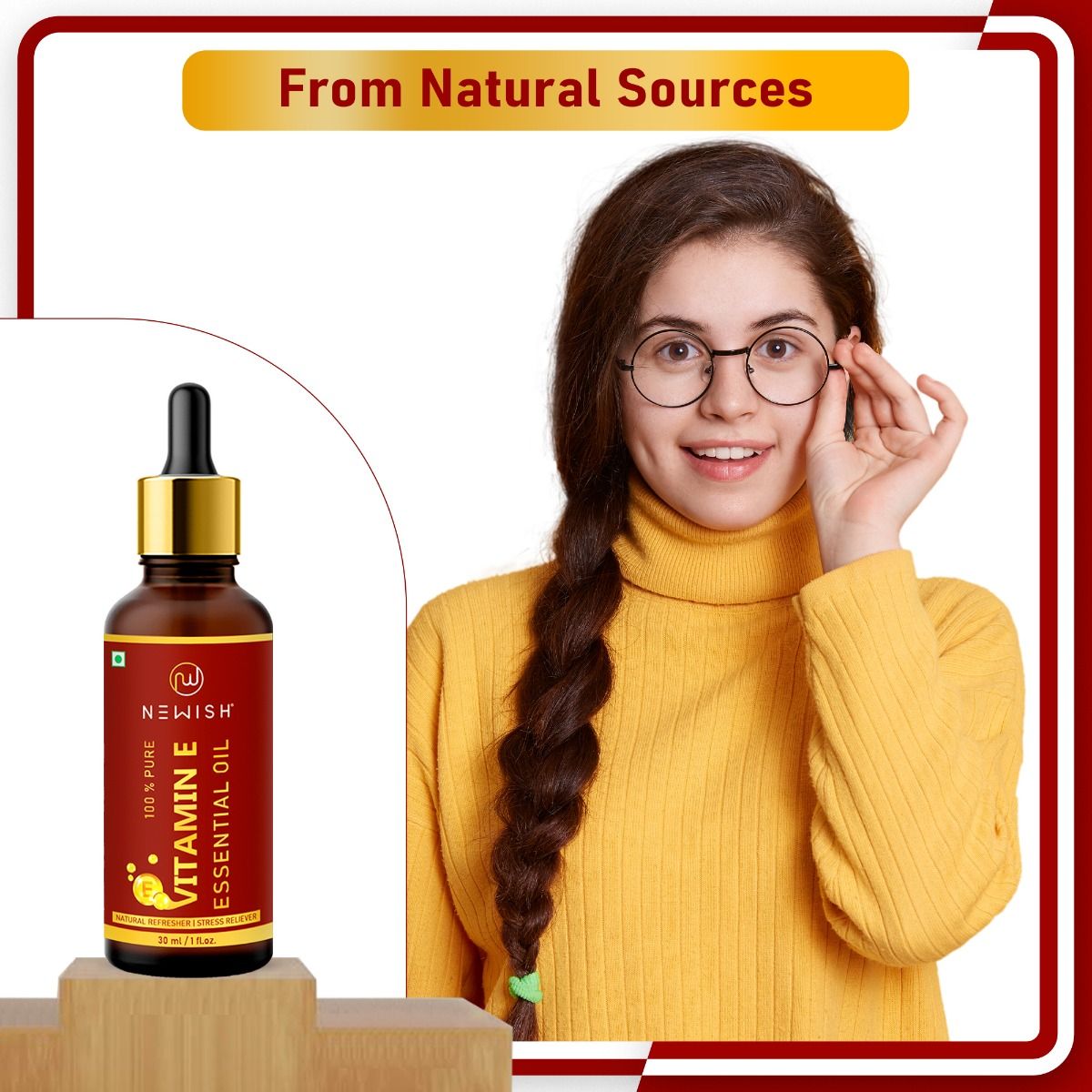 Newish 100 Pure Vitamin E Essential Oil, 30 ml Price, Uses, Side