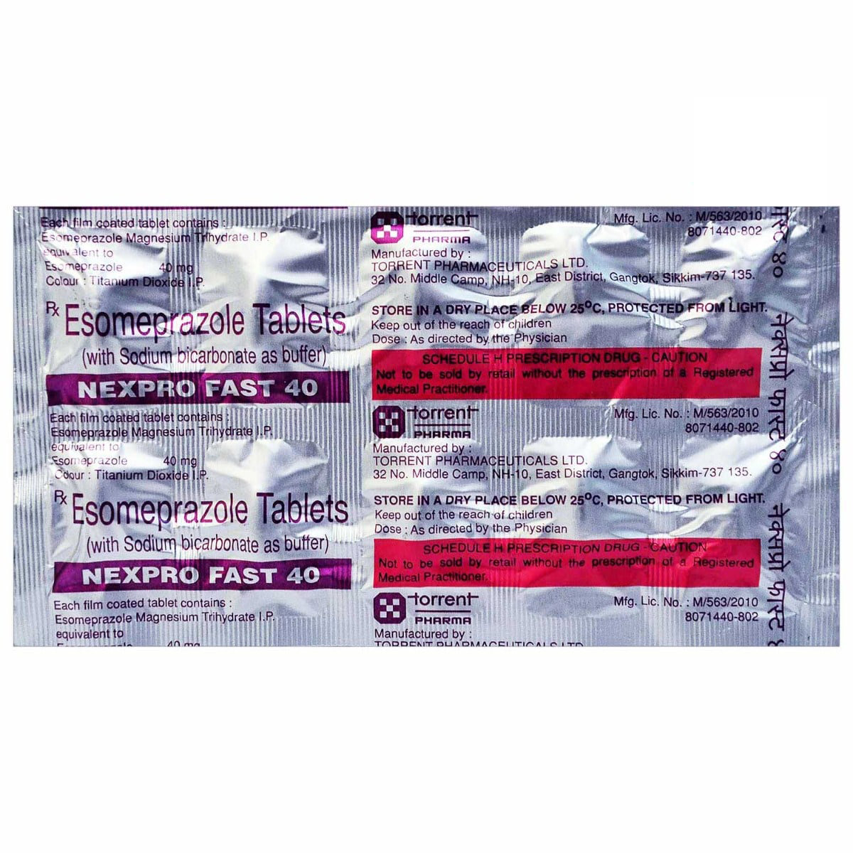 Nexpro Fast 40 Tablet 10's, Pack of 10 TABLETS Nexpro Fast 40 Tablet 10's, Pack of 10 TABLETS