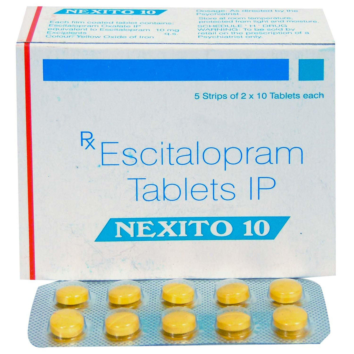 Nexito Tablet 10's, Pack of 10 TABLETS
