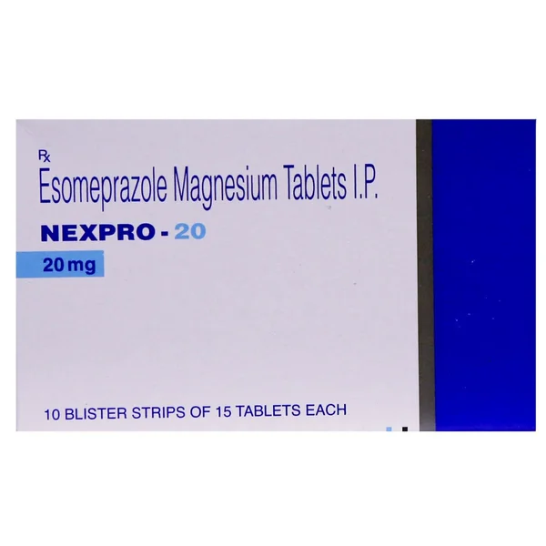 Nexpro-20 Tablet 15's, Pack of 15 TABLETS