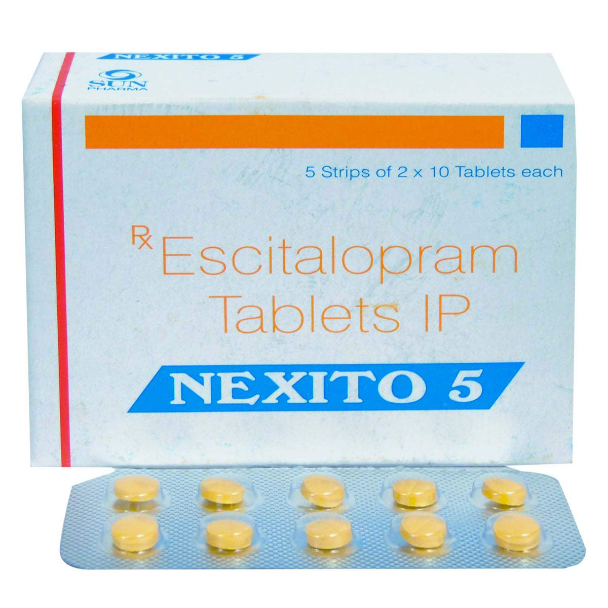 Nexito 5 Tablet 10's, Pack of 10 TABLETS Nexito 5 Tablet 10's, Pack of 10 TABLETS