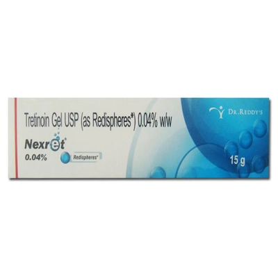 Nexret 0.04% Gel 15 gm, Pack of 1 Gel