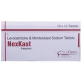 Nexkast Tablet 10's, Pack of 10 TABLETS