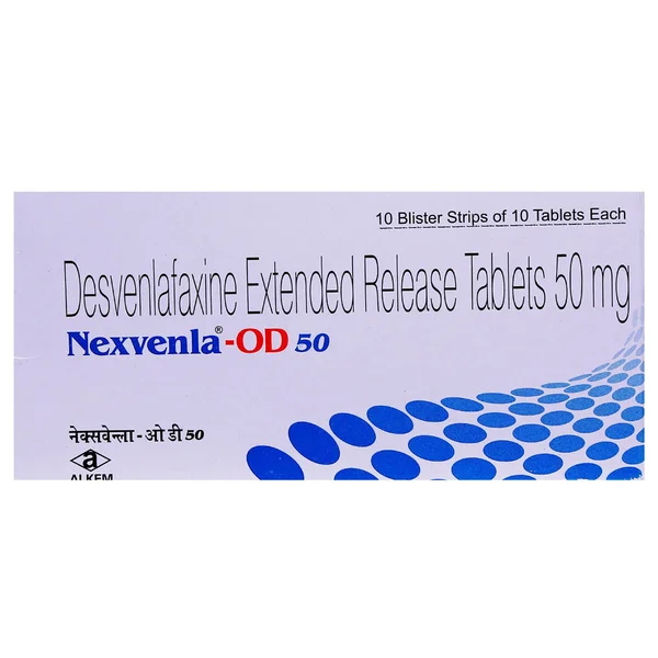 Nexvenla-OD 50 Tablet 10's, Pack of 10 TABLETS