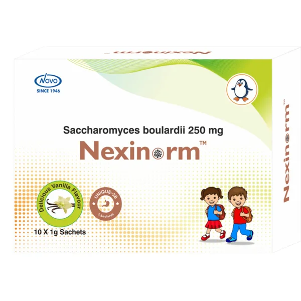 Nexinorm 250 Vanilla Sachet 1 gm, Pack of 1 Powder