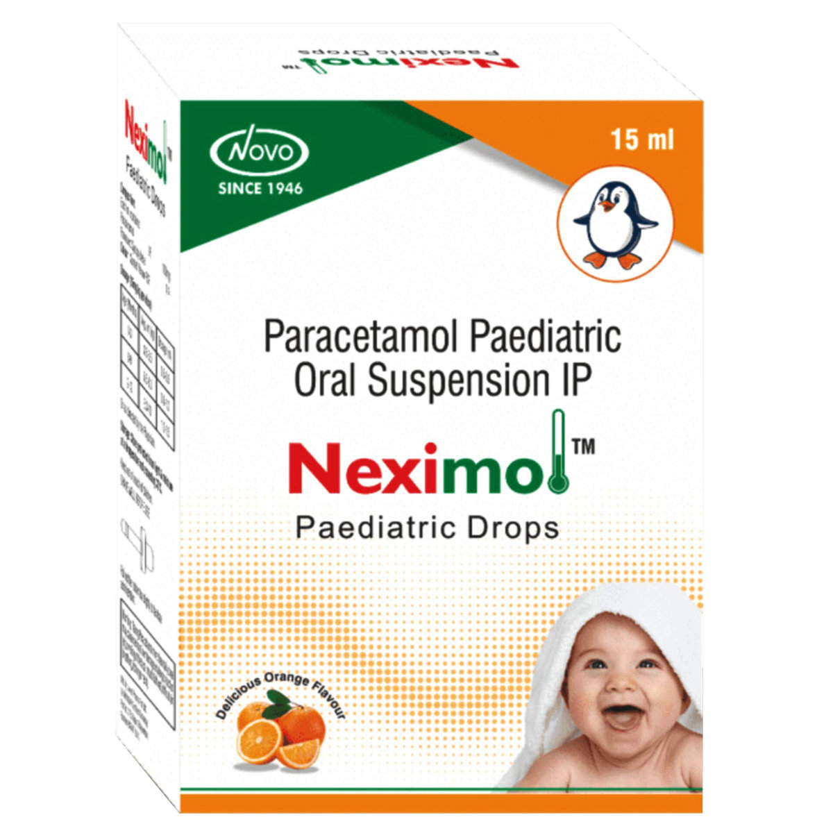 Neximol 100 Orange Flavour Drops 15 ml, Pack of 1 ORAL DROPS Neximol 100 Orange Flavour Drops 15 ml, Pack of 1 ORAL DROPS