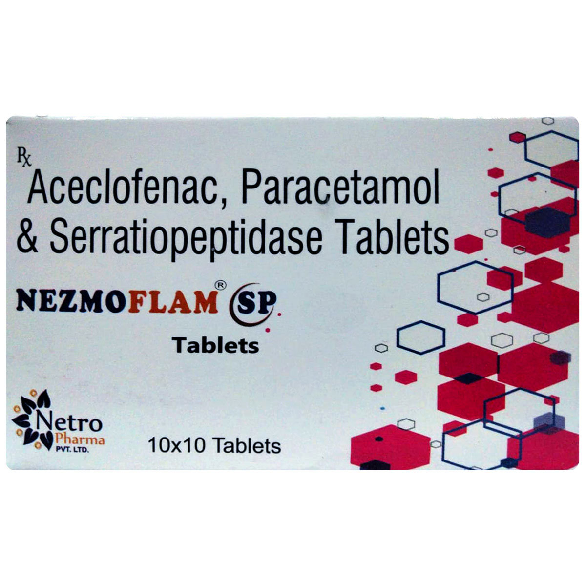 Nezmoflam SP Tablet 10's, Pack of 10 TABLETS Nezmoflam SP Tablet 10's, Pack of 10 TABLETS