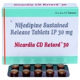 Nicardia CD Retard 30 Tablet 10's