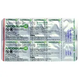 Nicogum 4 Nicotine Gum Sugar Free Fresh Mint Chewing Gums 10's, Pack of 10 Chewing GumsS