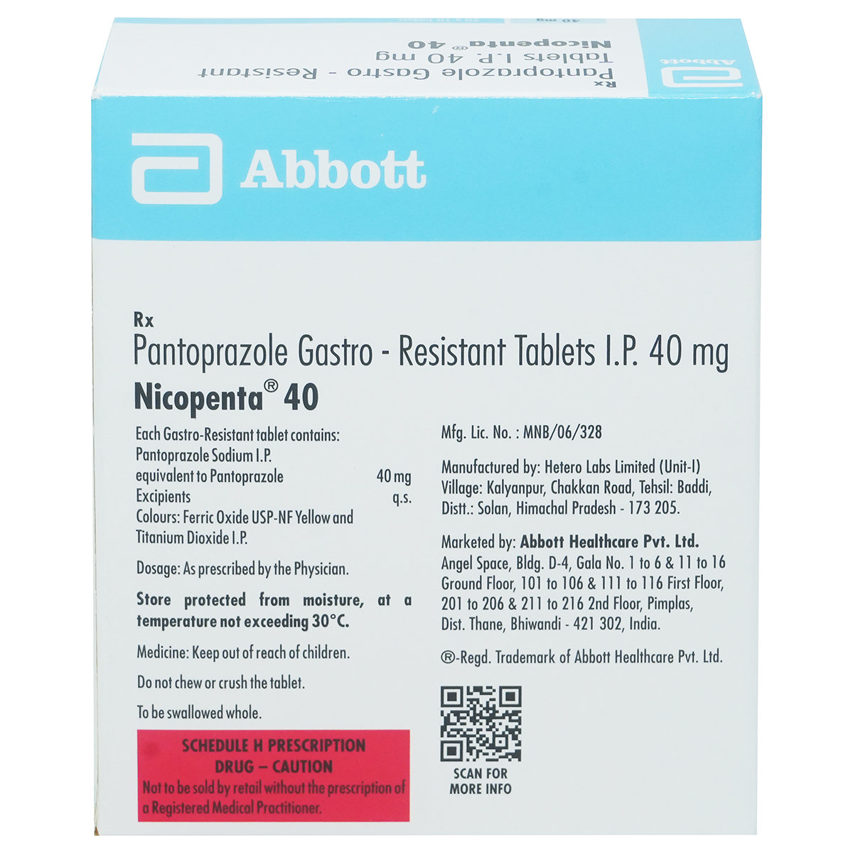 Nicopenta 40 Tablet 10's, Pack of 10 TABLETS Nicopenta 40 Tablet 10's, Pack of 10 TABLETS
