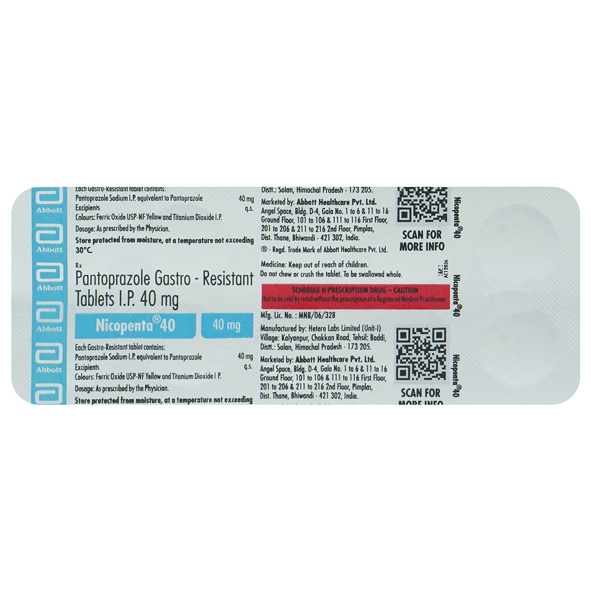 Nicopenta 40 Tablet 10's, Pack of 10 TABLETS Nicopenta 40 Tablet 10's, Pack of 10 TABLETS