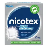 Nicotex Teeth Whitening Mint Plus 2mg, Pack of 1