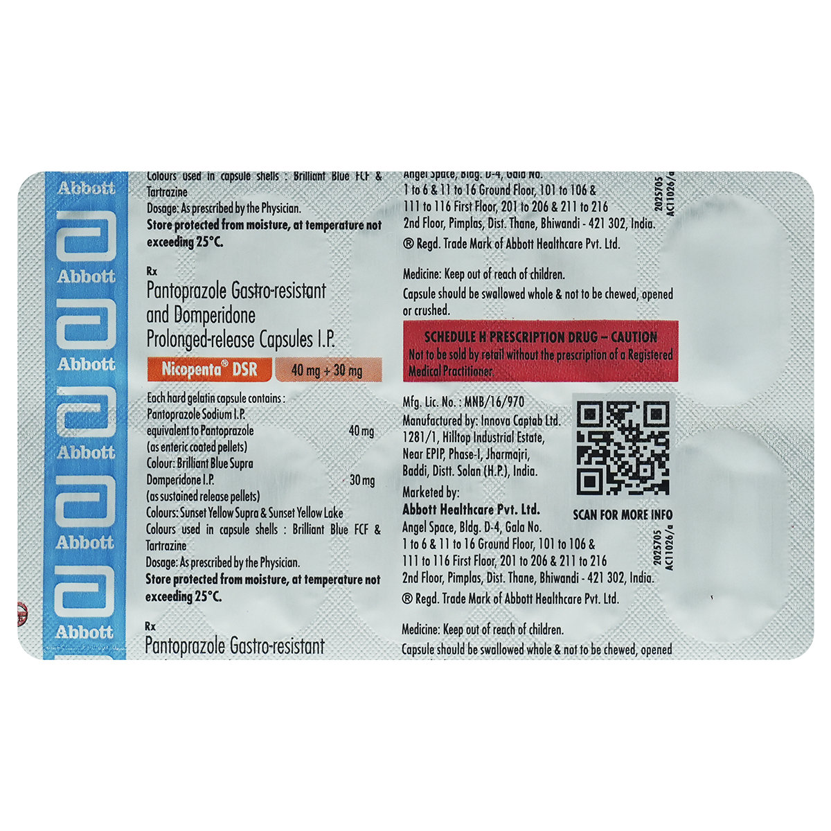 Nicopenta DSR Capsule 10's, Pack of 10 Nicopenta DSR Capsule 10's, Pack of 10