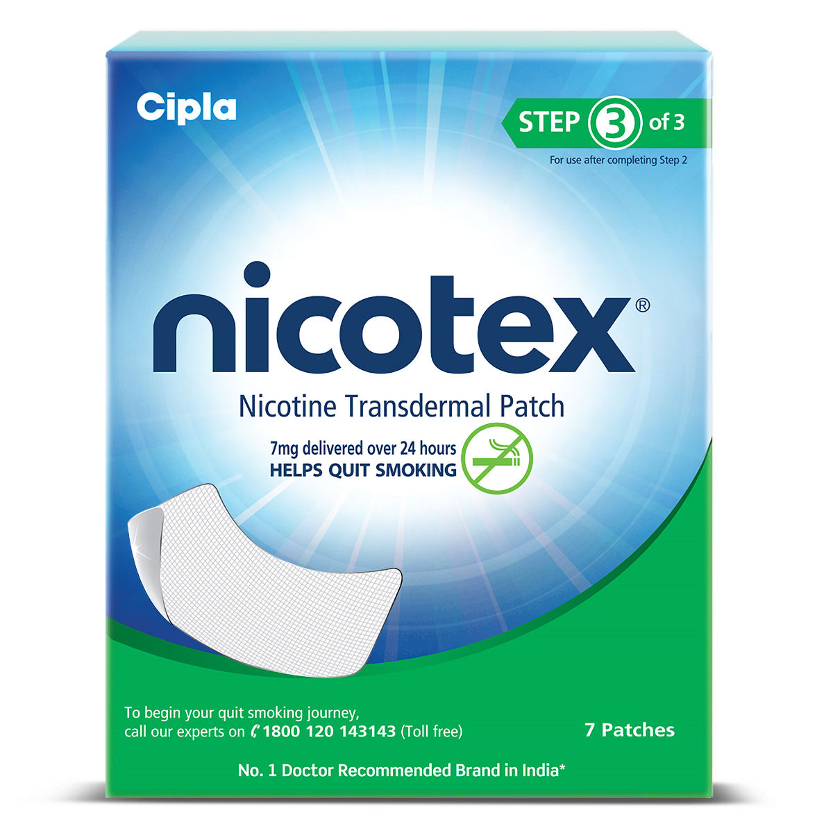 Buy Nicotex 7mg Nicotine Transdermal Patches, 7 Count Online
