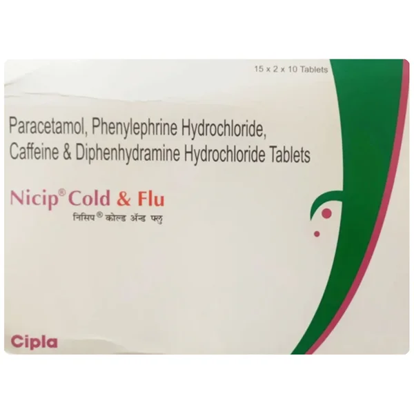 Nicip Cold & Flu Tablet 10's