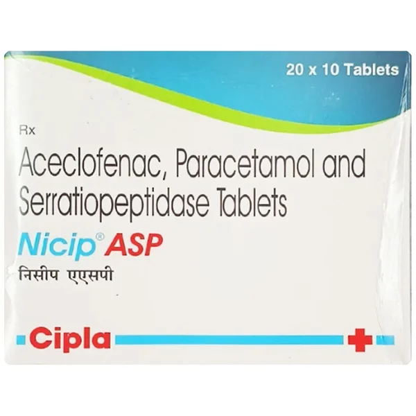 Nicip ASP Tablet 10's