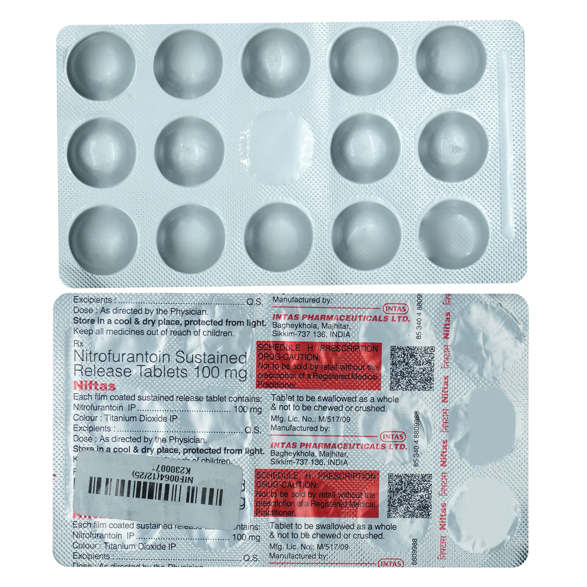 Buy Niftas 100 mg Tablet 14's Online