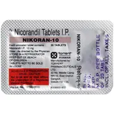 Nikoran 10 Tablet 20's, Pack of 1 TABLET