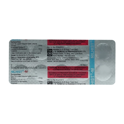 Nilhist-M Tablet 10's, Pack of 10 TABLETS