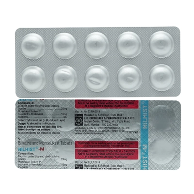 Nilhist-M Tablet 10's, Pack of 10 TABLETS