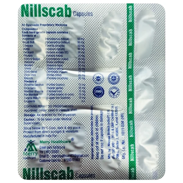 Merry Nillscab Capsules, 10 Count, Pack of 1