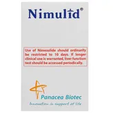 Nimulid Tablet 15's, Pack of 15 TABLETS